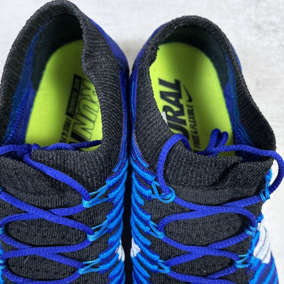 Nike Free RN Motion Flyknit Running Shoes - Men's Size 8 - Blue - Picture 8 of 10